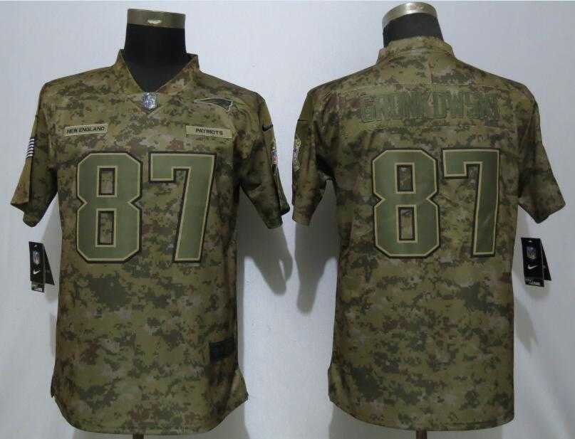 Women Nike Patriots 87 Rob Gronkowski Camo Salute To Service Limited Jersey,We sell and wholesale Women Nike Patriots 87 Rob Gronkowski Camo Salute To Service Limited Jersey on line form chian!